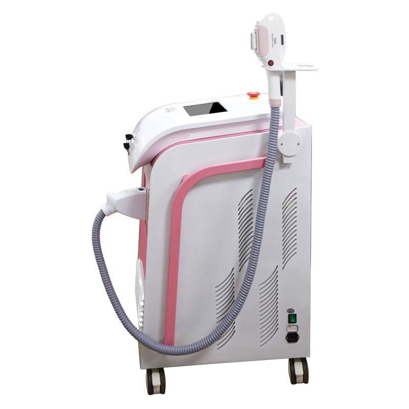 

2022 Best IPL Factory Price 360 Magneto Optic Elight Painless Ice Cooling Permanent OPT SHR Hair Removal Machine with CE, Blue, pink, white