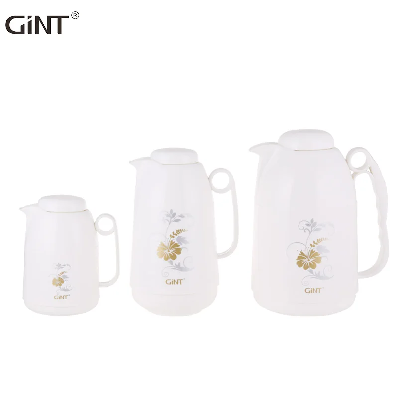 

GiNT 1.0L Portable Chinese factory Glass PP Vacuum Flasks Good Quality Thermal Bottle Coffee Tea Pots, Customized colors acceptable