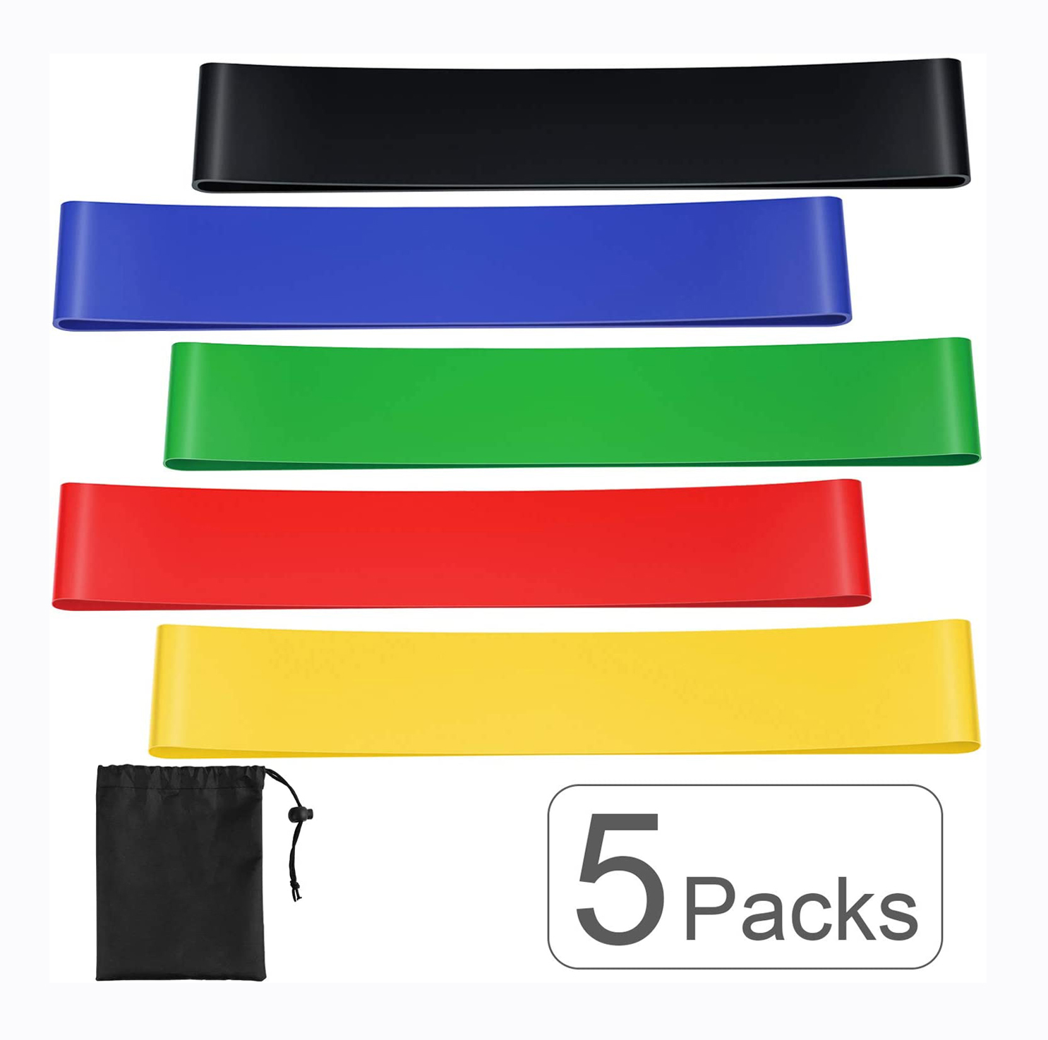 

Stretching Exercise Wholesale Custom Logo Yoga Fitness Elastic Mini Latex Loop resistance bands, Customized color