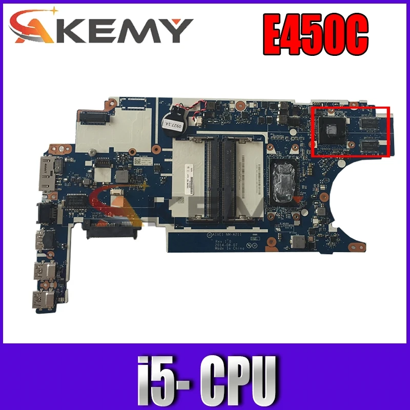 

Thinkpad is suitable for E450 E450C i5 CPU Notebook PC independent video card motherboard. NM-A211.FRU 00HT579 00HT578