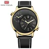 MINI FOCUS MF0035G Sport Double Dial Watches Men 2019 Top Fashion Brand Male Clock Quartz Watch Montre Homme