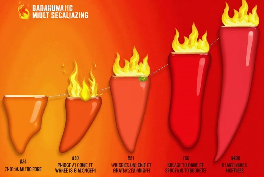 Smiling person holding a hot sauce bottle and pepper