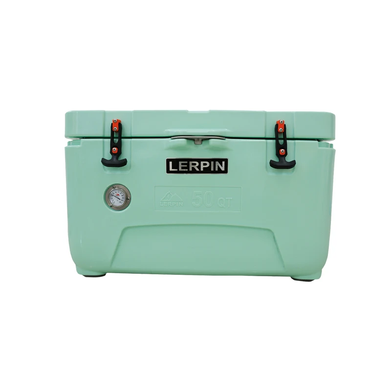 Best Sales Lerpin Thermometer Ice Chest Rotomolded Hard Plastic Cooler