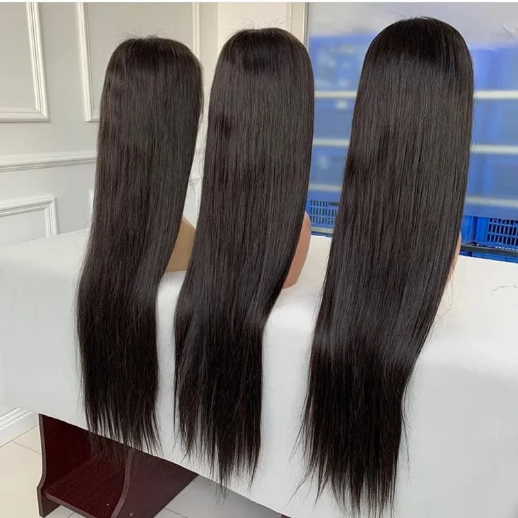 

Wholesale 13x4 Glueless Cuticle Aligned Lace Frontal Wigs Pre Plucked, Raw Unprocessed Virgin Indian Hair Lace Front Wigs