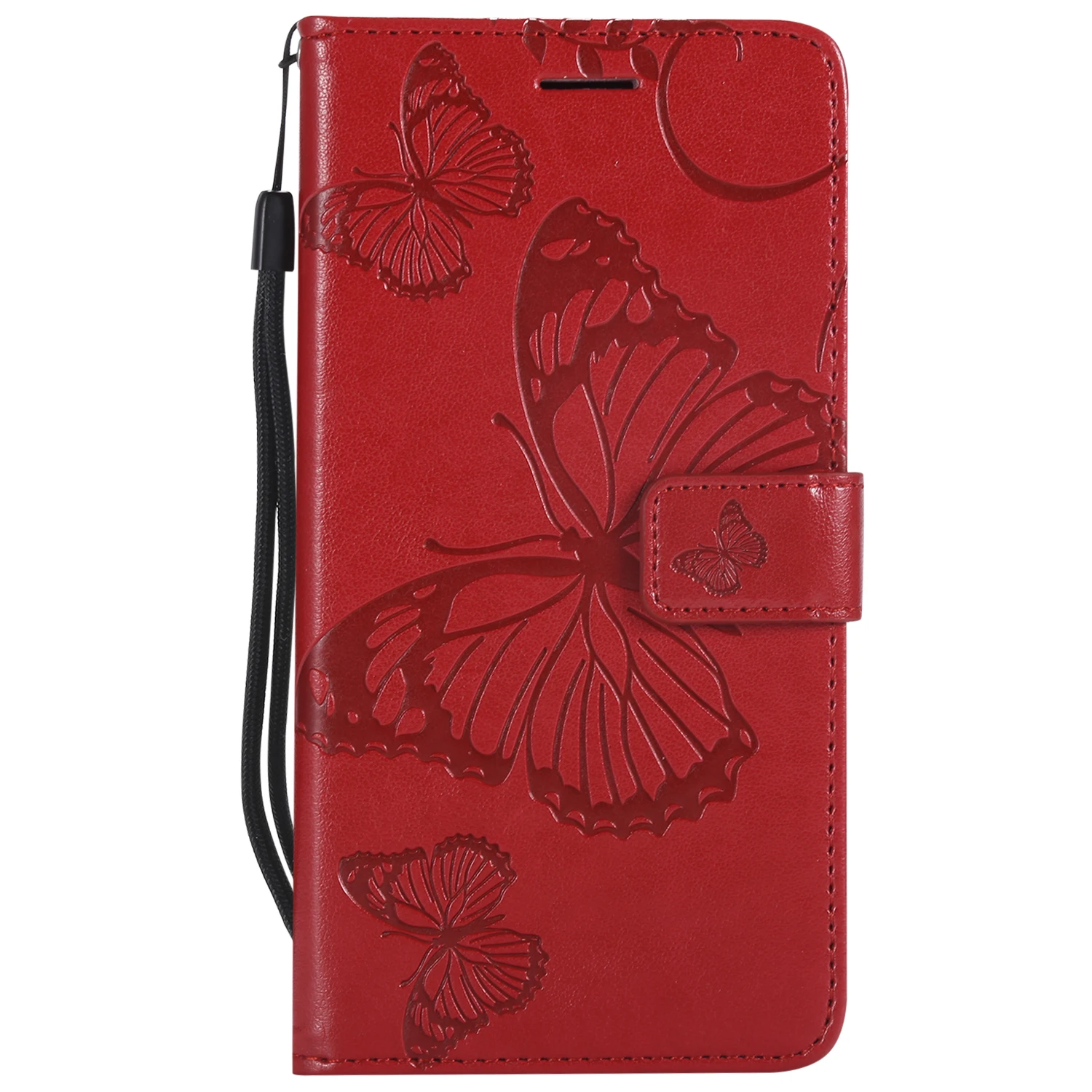 

Butterfly Pattern Case For huawei Y5 Y6 Y7 Prime pro 2018 2017 2019 Case Back Cover Wallet Leather mobile phone cases A6503