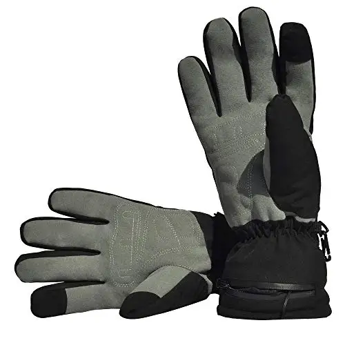 
cycling, Walking dogs rechargeable heated ski gloves lithium battery heating 