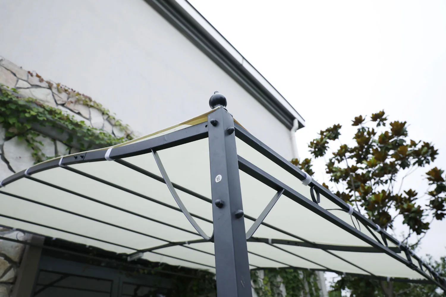 5米的室外花园行仿古金属遮阳雨棚凉亭