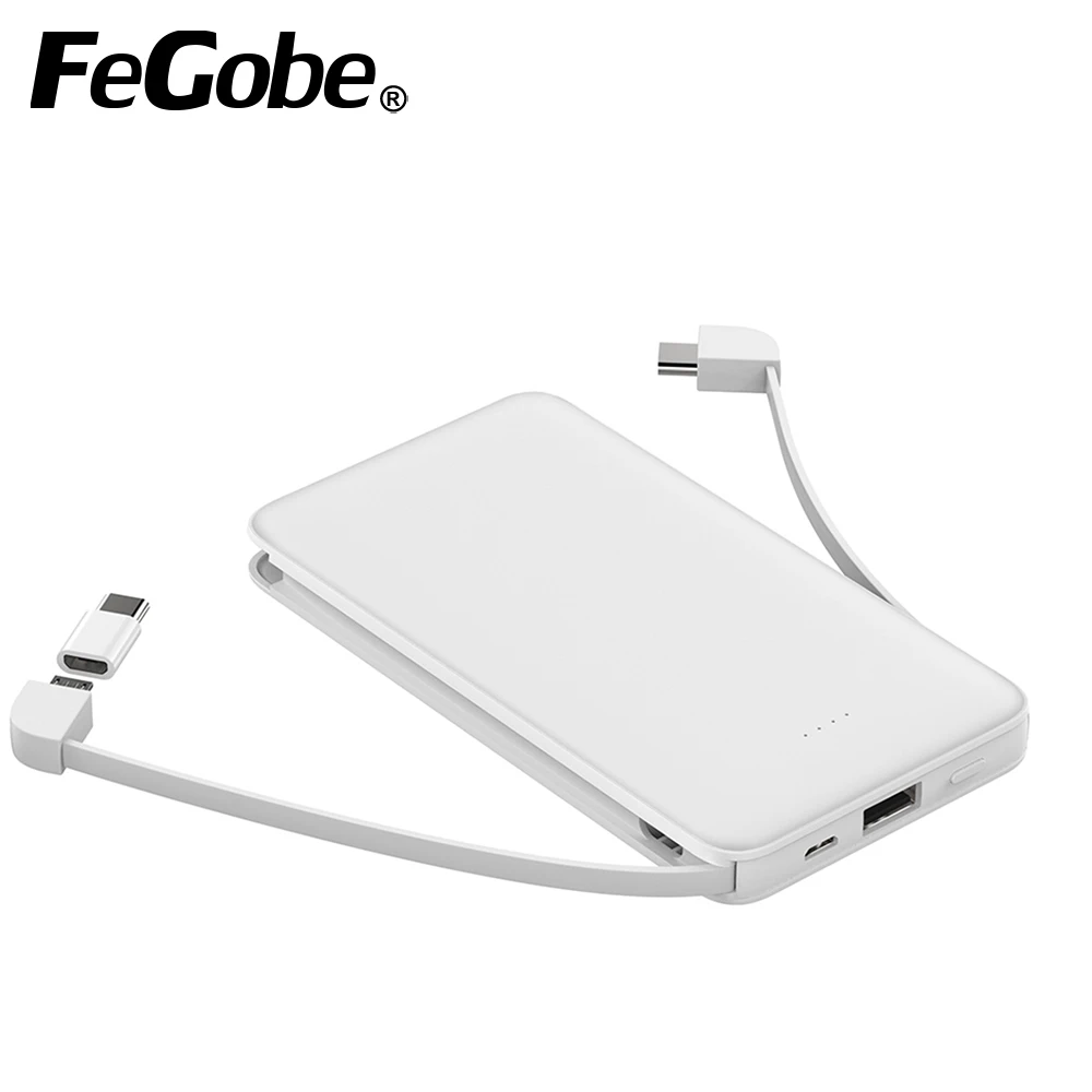 

cute hand warmer power bank with output cable, Black,white