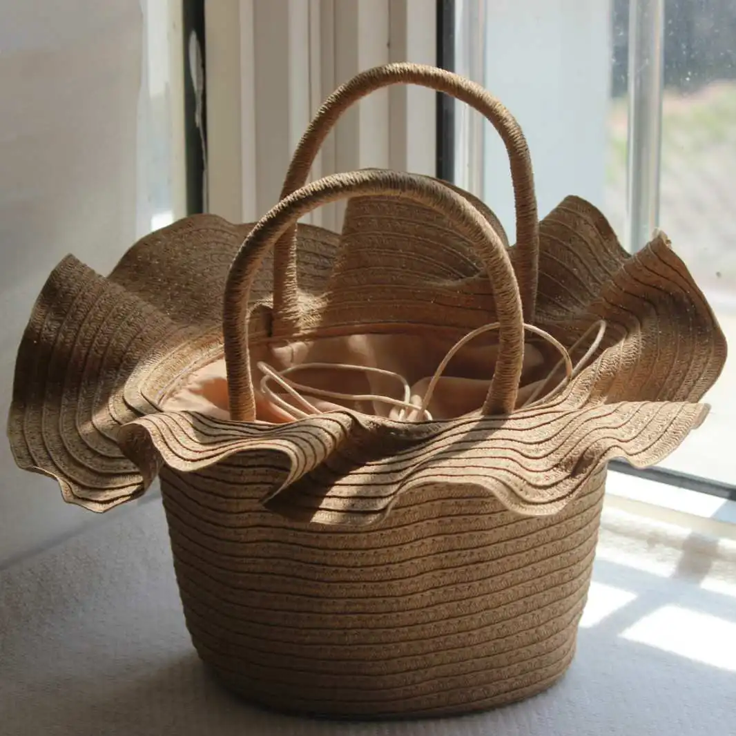 

Straw Handbags for Women Handmade Woven Beach Cross Body Bag Bohemia Handbag Round Straw Bags Women Summer Rattan Bag, Customizable