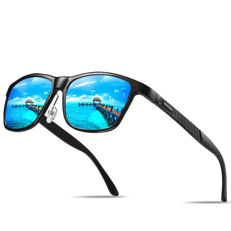 

Mens driving shades UV400 frame glasses outdoor polarized sunglasses, Colorful