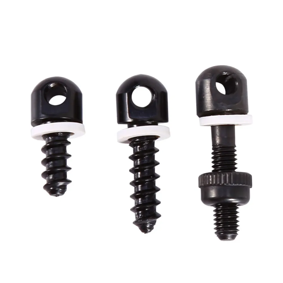 

Fyzlcion 3 pcs/set Quick Detach Sling Mounting Kit Steel Machine Screw Adapter Sling Swivel, Black