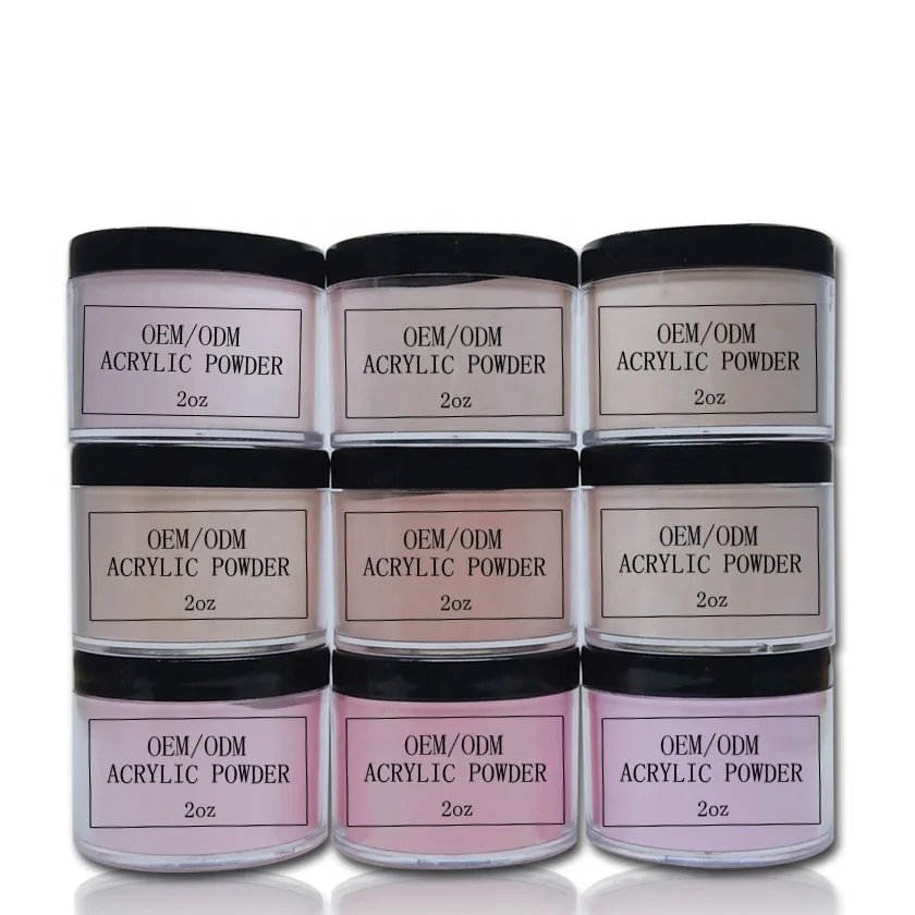 

Wholesale 1000G/BAG nude color Bulk Manufacture EMA Odorless nail acrylic powder vendors, 127 colors
