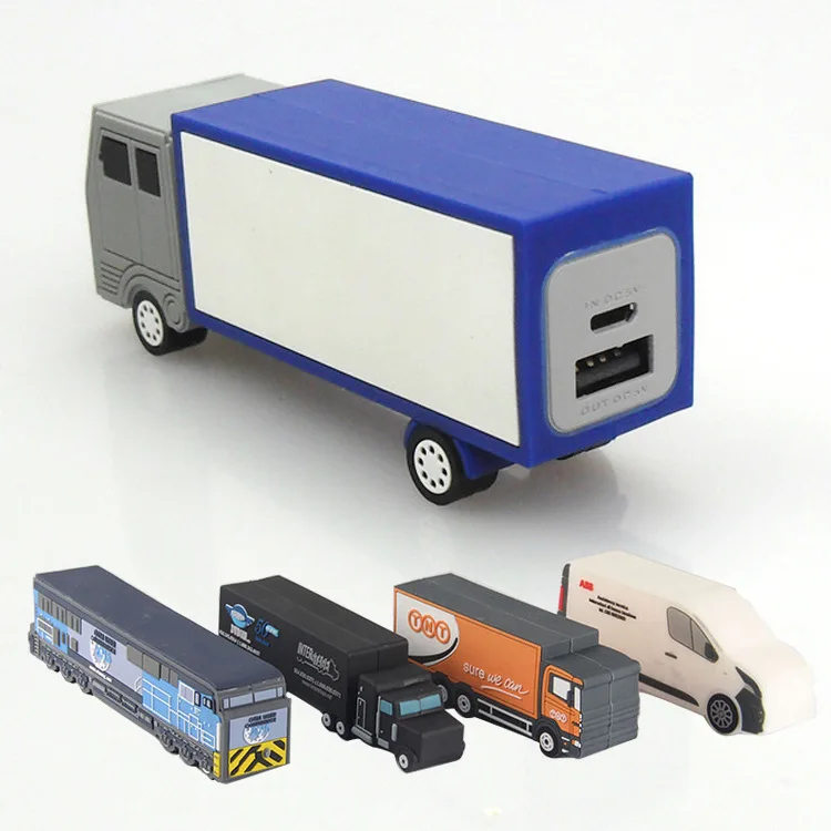 

Custom 3D pvc truck power bank 2600 MAH 5200MAH truck powerbank