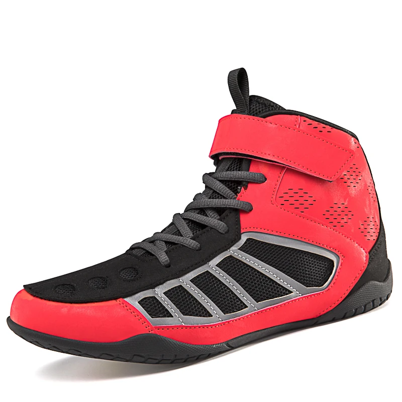 

New Arrival Breathable Microfiber Light Weight Fashion Sanda Shoes Sport Boxing Boots Wrestling Shoes, Picture