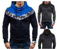 

Wholesale Custom Logo Two Tone Fitness Mens Sport Hoodies