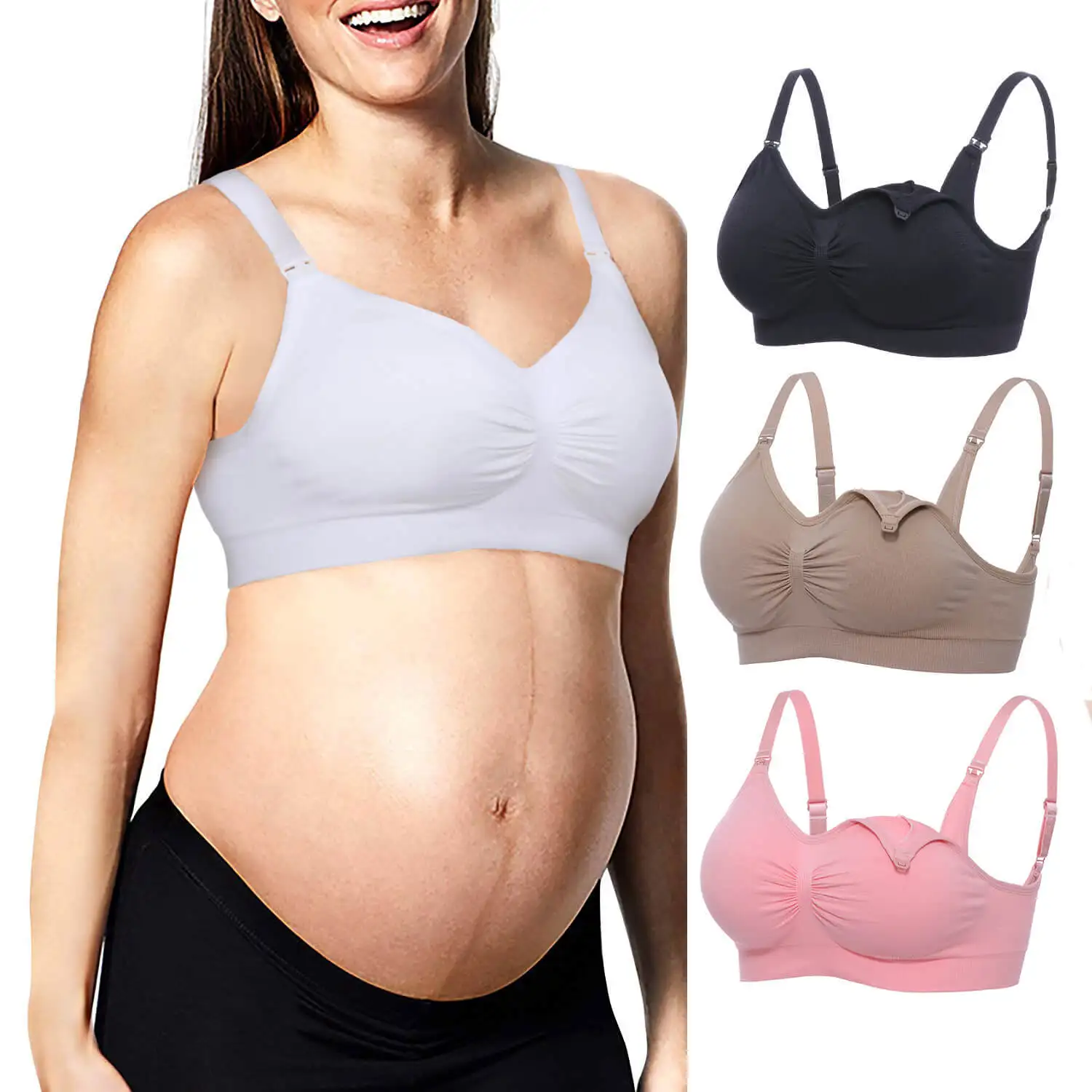 

women maternity bra plus dress size nursing tops shirts bralette dresses tank breastfeeding sleep bras