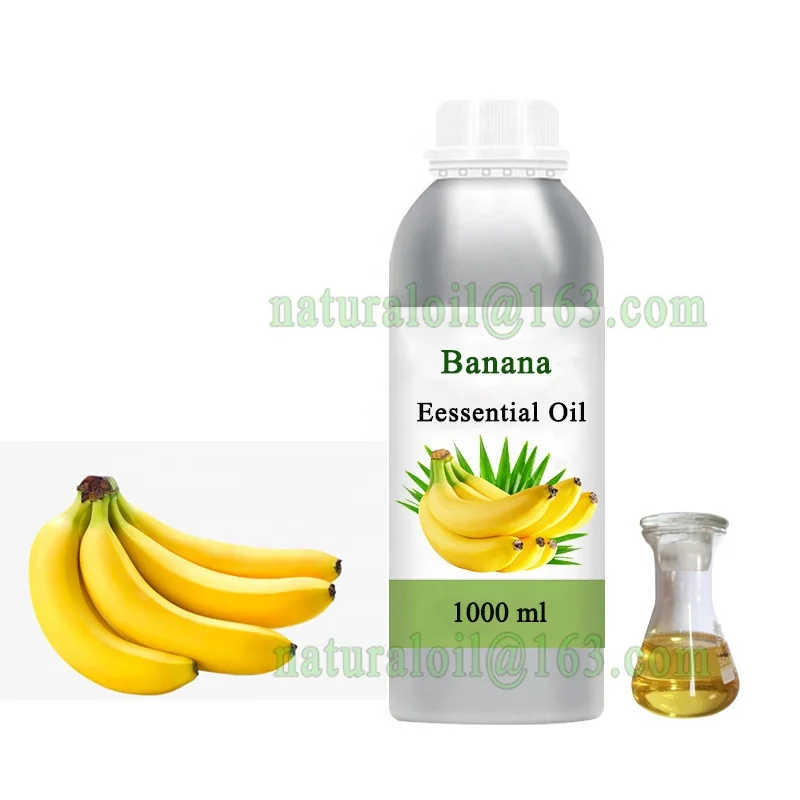 

pure natural banana essential oil for cosmetic candle soap shampoo perfume make Air Fresh Humidifier Aromatherapy diffuser oil, Light yellow