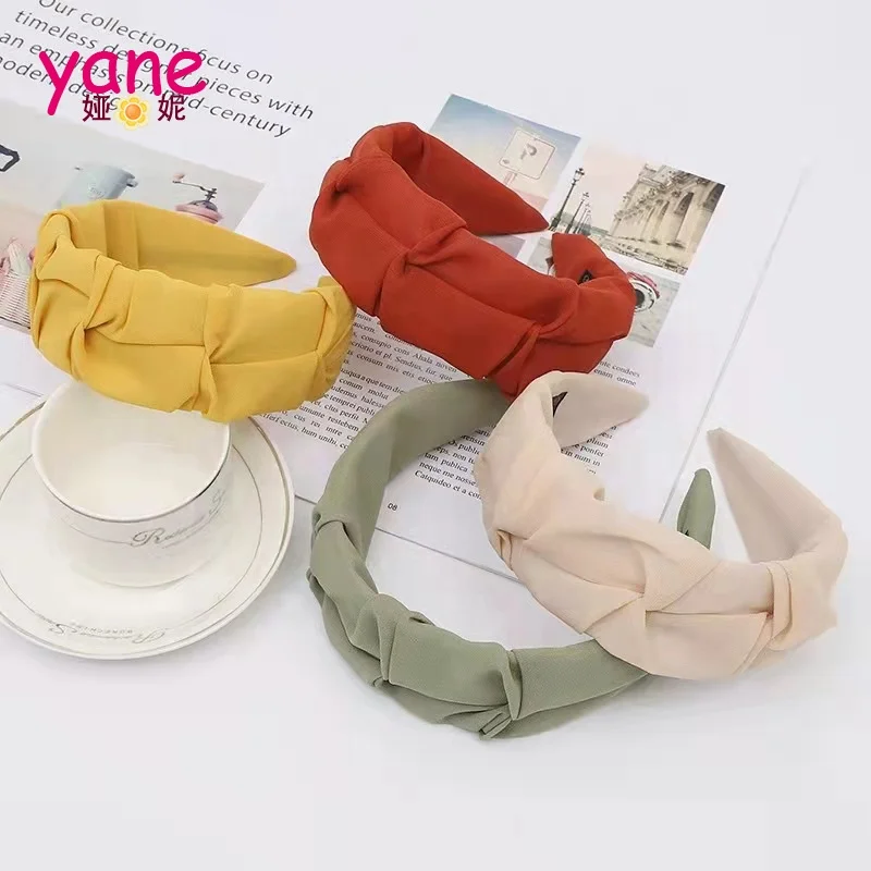 

New design macaron color headband face wash wide edge hairband women accessories hair