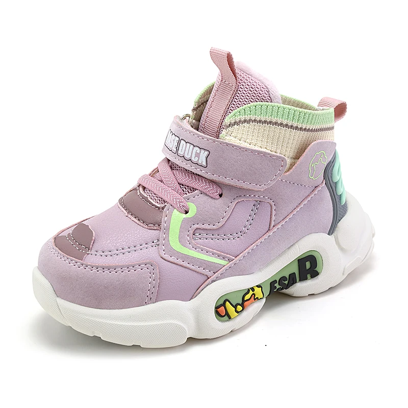 

Hot Sale Children Sports shoes Casual Sneaker running Shoes stock, D.grey+luna/pink+green/d.blue