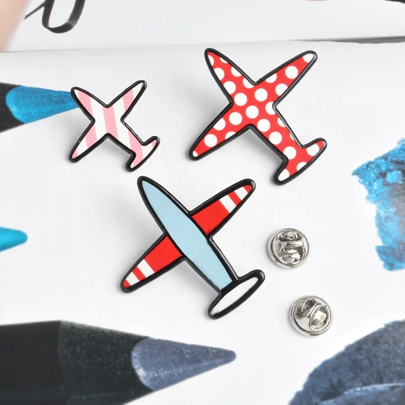 Wholesale Stock Cheap Price Acrylic Airplane Aircraft Lapel Pin Buy