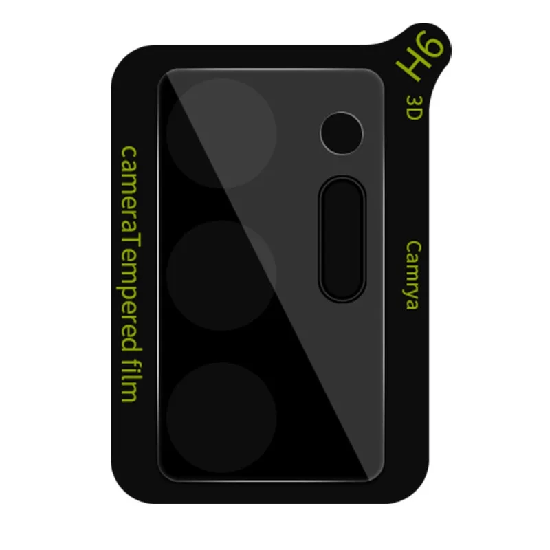 

For Xiaomi Redmi note 10 10S Pro max camera tempered glass Anti Scratch Protective 2.5D Lens Camera Protector Mi 11 Lite Ultra, Black