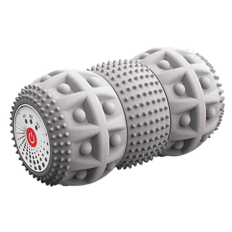 

Custom Logo Bola masajeadora Fitness Electric Soft Rubber Peanut Vibrating Foam Roller Massage Ball, Customized