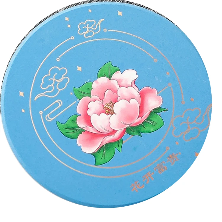 

China'S National Flower Peony Water Absorbent Round Aachterbunn With Cork, Cmyk