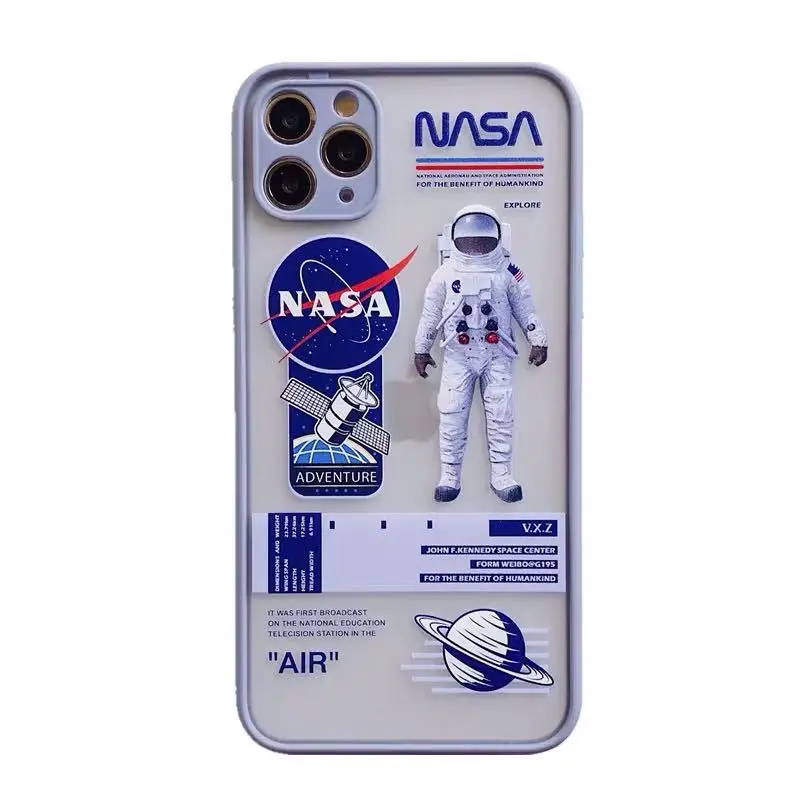 

Popular cartoon astronaut fashion silicone case for iPhone 11
