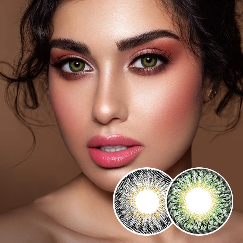 

moonve Wholesale Color Contact Lenses DAHAB Contact Lens Cosmetic Colored Contacts, 6 colors