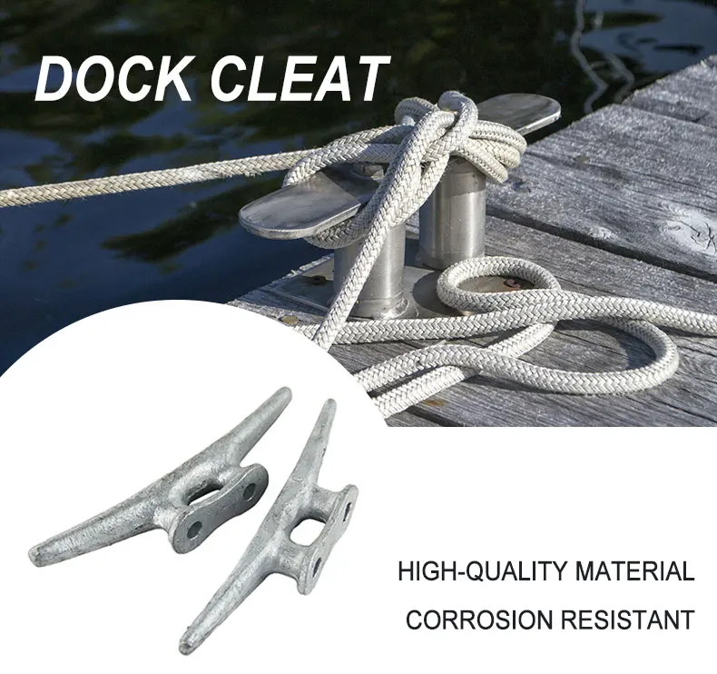 Quick Delivery Galvanized Iron Steel Ship Boat Cleats Boat Dock Cleat