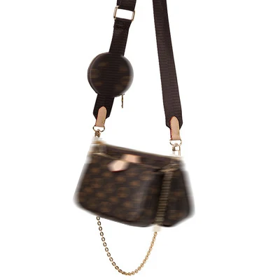 

New Three In One Female Bag Crossbody Purse Sets Designer Women Leather Shoulder Bags, Mix