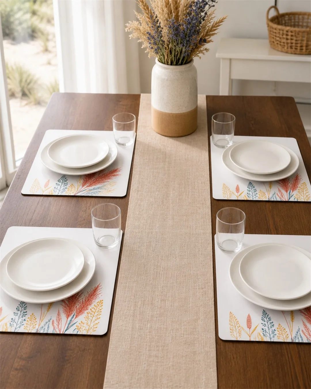 Dried Botanical Placemat Set of 4
