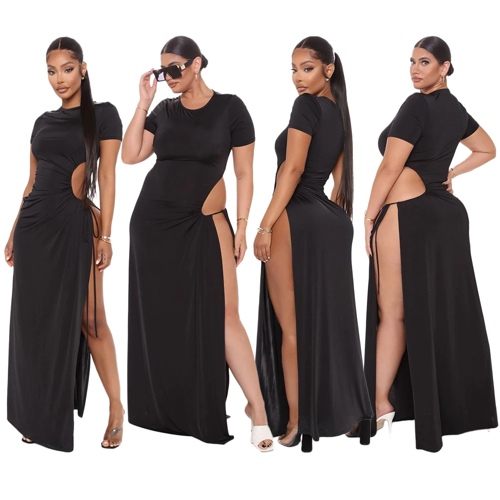 

SH7198 new style fashion women's sexy nightclub split bandage large size club dress party dresses
