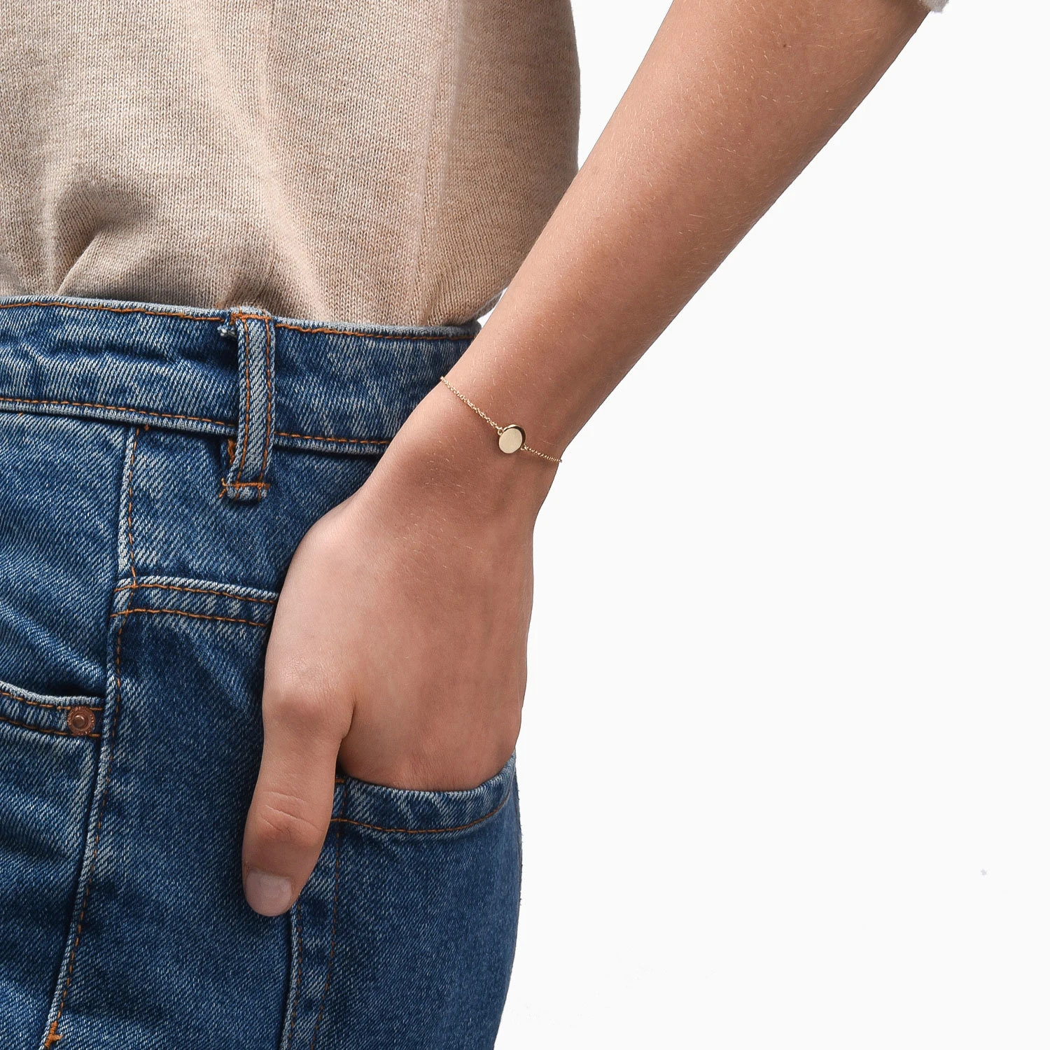 

New Product Hot Sale Adjustable Bracelet Charm Stainless Steel Jewellery Female, Silver / gold / rose gold