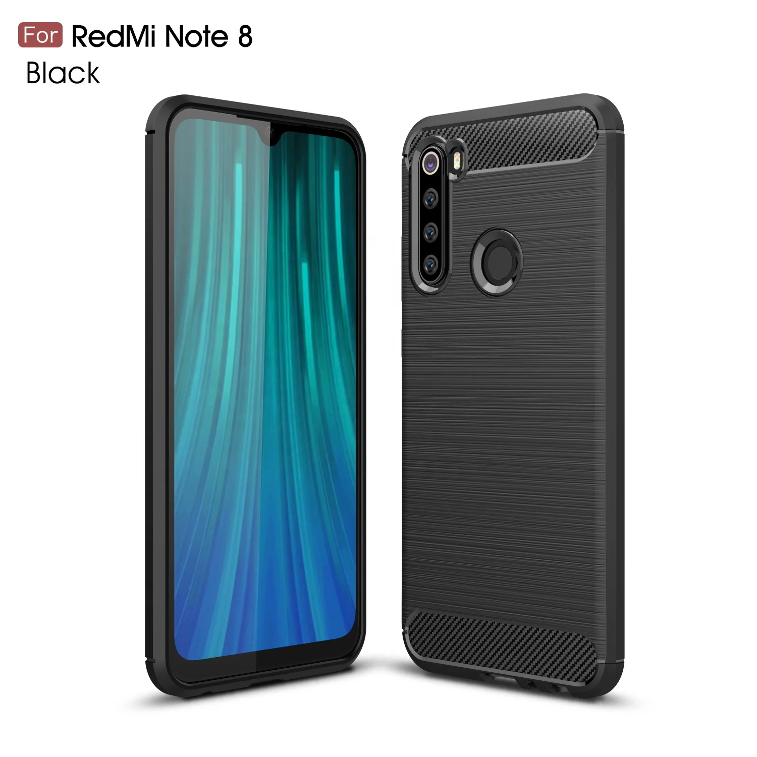 

2019 OEM ODM Design Soft TPU Smart Phone Case for Xiaomi Redmi Note 8 Ultra Slim Phone Case Accessories For Redmi Note 8 Pro, Black, navy, red