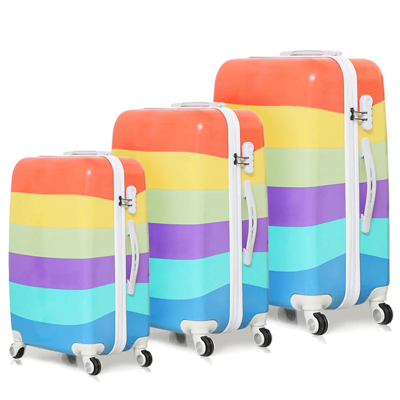 

2021 stylish luggage set Traveling Storage luggage sets with TSA Locks 3 Piece Lightweight Spinner Suitcase Set gift promotion