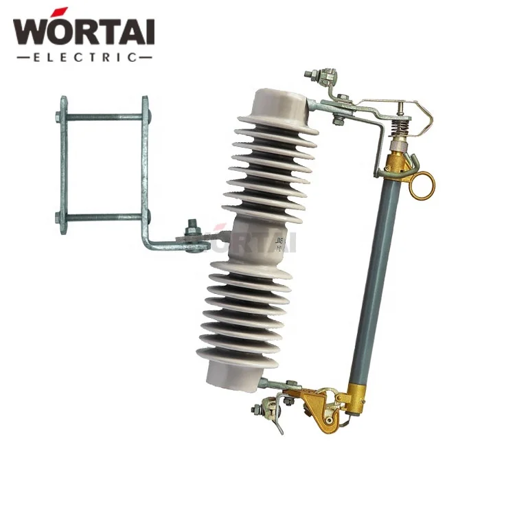 Pole Line Equipment Fittings Porcelain Fuse Cutout 38kv 100a With High Voltage Fuse Tube Buy