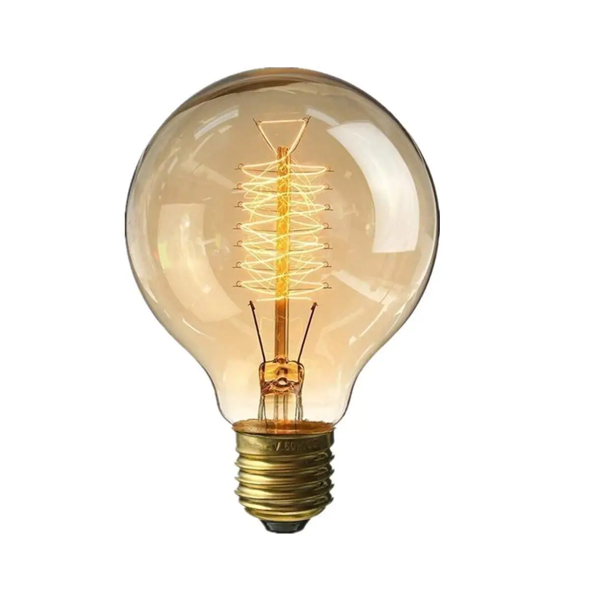 adison Vintage lamps 220V G80 25W 40W 60W E27 BRASS GOLDEN