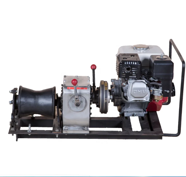 Small Portable Winch With Honda Petrol Engine Powered Winch Buy