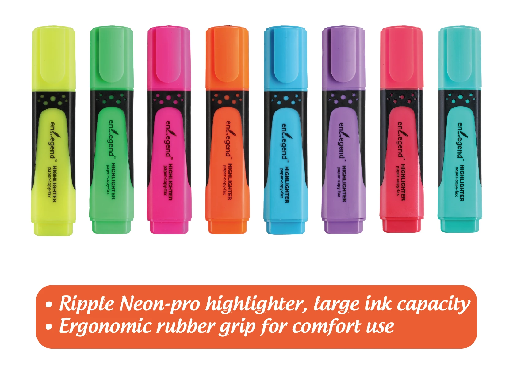 Multi Color Private Label Highlighter Pen Ink Refill And Blue Black