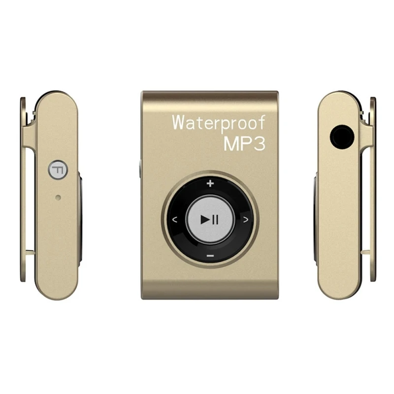 

Dropshipping New Arrival C26 IPX8 Waterproof Swimming Diving Sports MP3 Music Player with Clip & Earphone, Support FM Memory:8GB