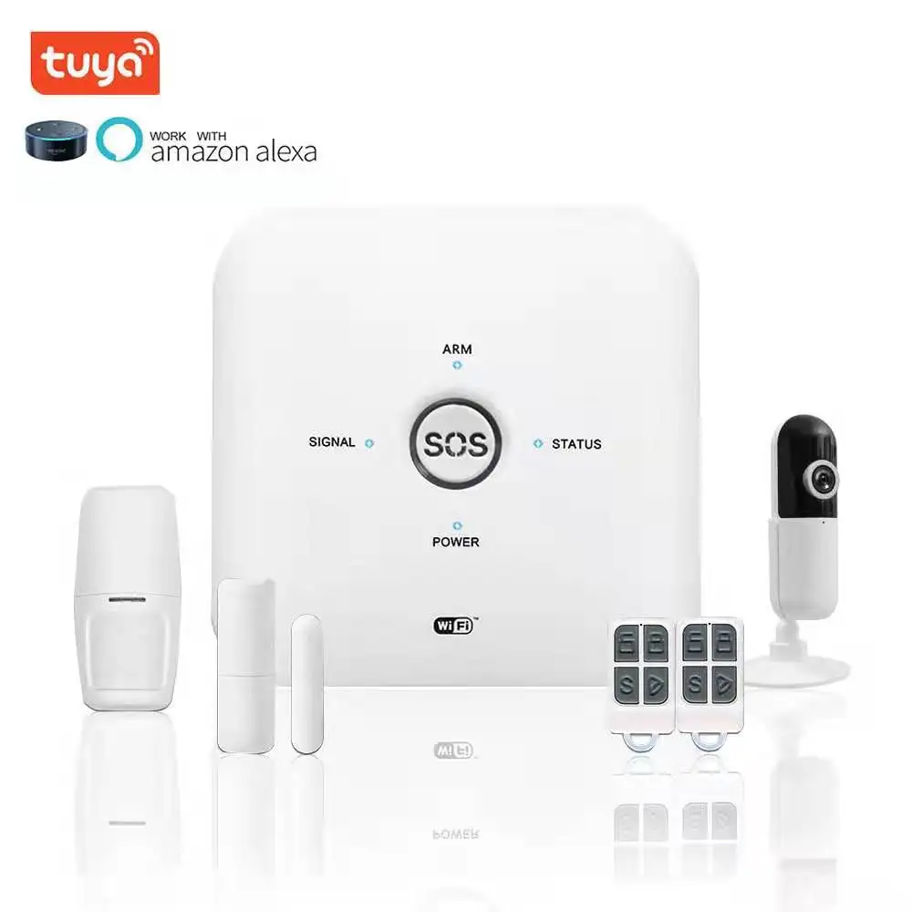 Sistema De Alarma De Seguridad Para El Hogar Gsm Wifi Control Movil Tuya 433mhz Facil De Instalar Buy Alarma De Casa China De Alta Calidad Alarma Personal Sistema De Alarma Tuya De Seguridad Wifi Product On Alibaba Com