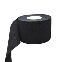 

5 rolls/set Neck ruffles for hair cutting Neck collar covering black ruffle roll paper