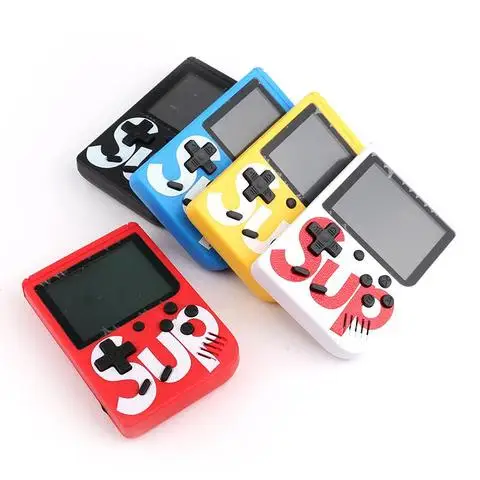 

Hot Sale Portable Console Sup Game Box 400 in 1 Plus Multi color 2.8-3 inch LCD Handheld Game Player, Red, blue, green