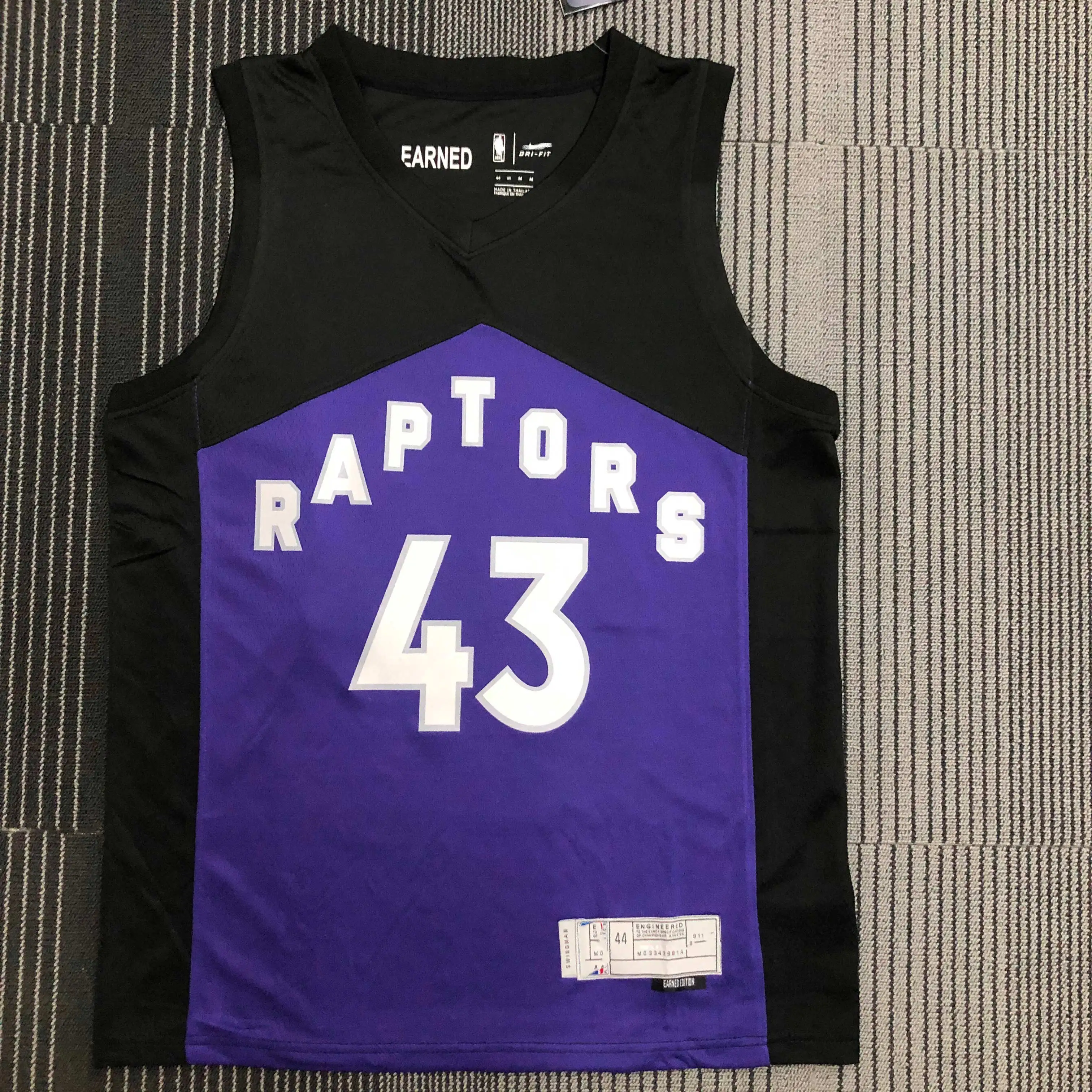 

21 Season Toronto Raptor Basketball jersey Award Siakam #43 Vanvleet #23 Lowry #7 Sports uniform Custom Name, As picture