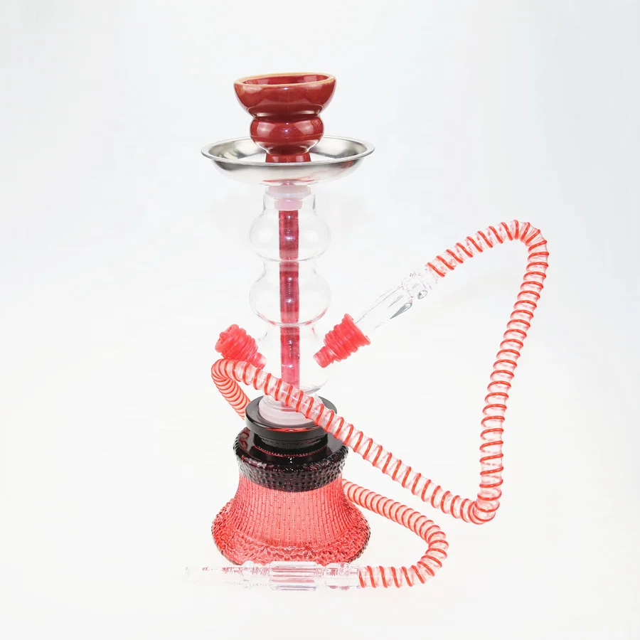 

Wholesale Cheap Glass Disposable Shisha Hookah, Pink/red