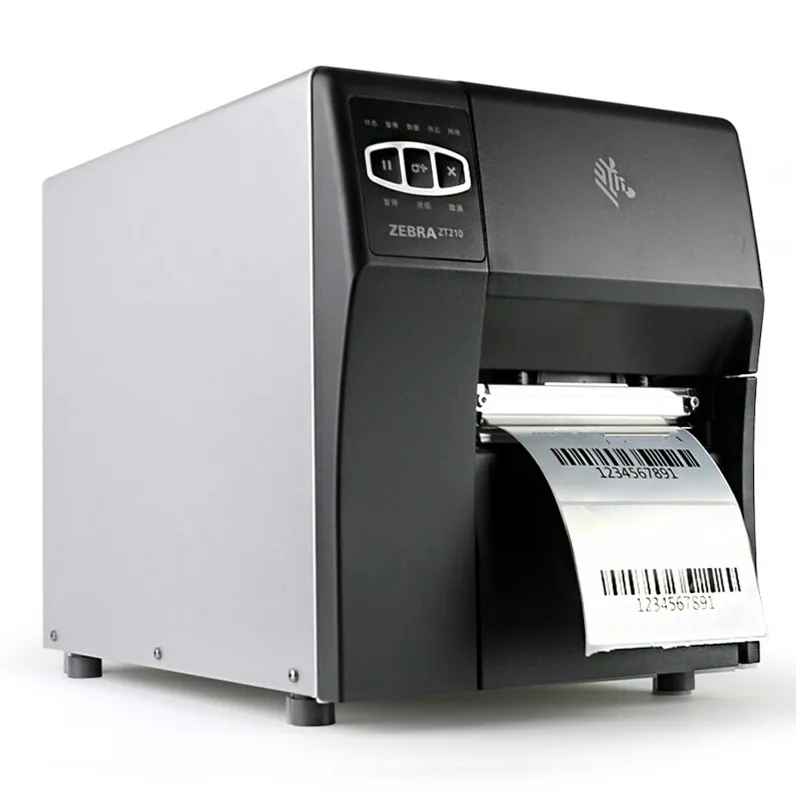 

Zebra ZT210 ZT230 203dpi/300dpi Direct Thermal Transfer Industrial barcode label printer