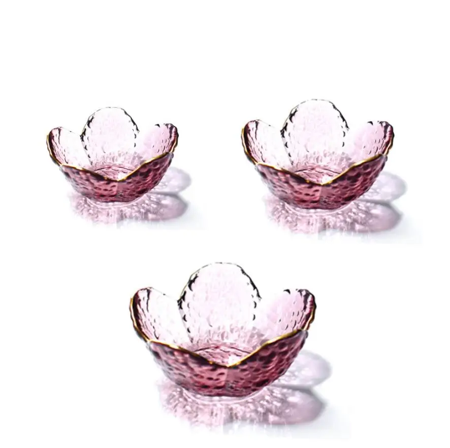 

Creative Glass Bowl Japanese Style smoke colour Salad Bowl with Salad Bowl, Clear