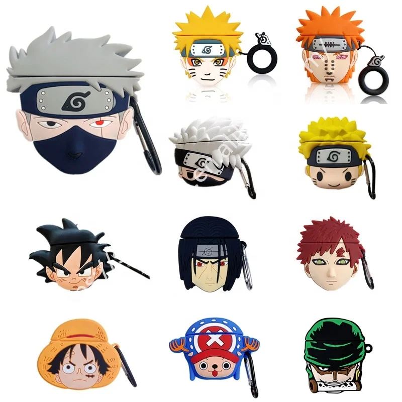 

3D Cute Cartoon Japan Anime Designers Earphone Case Protective Cover For Airpods Pro Case for Air Pod 1 2 3
