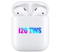 

i20 TWS Bluetooth Earbuds V5.0 Wireless Earphone, Auto Touch Control, QI Wireless Charger Compatible with iOS & Android